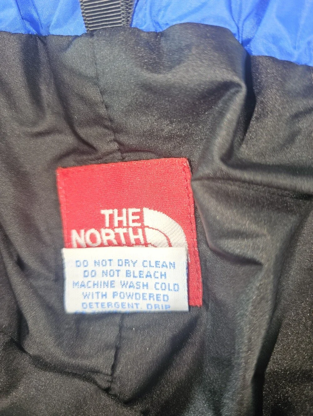 The North Face Vintage Blue Gore-Tex Windbreaker Drawstring Pants Sz L Made USA